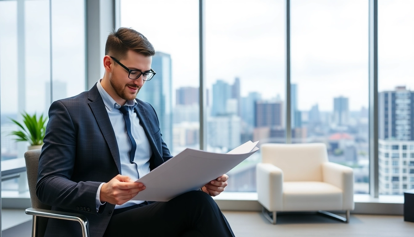 Professional property manager conducting strata management review in Vancouver office, ensuring compliance and community well-being.