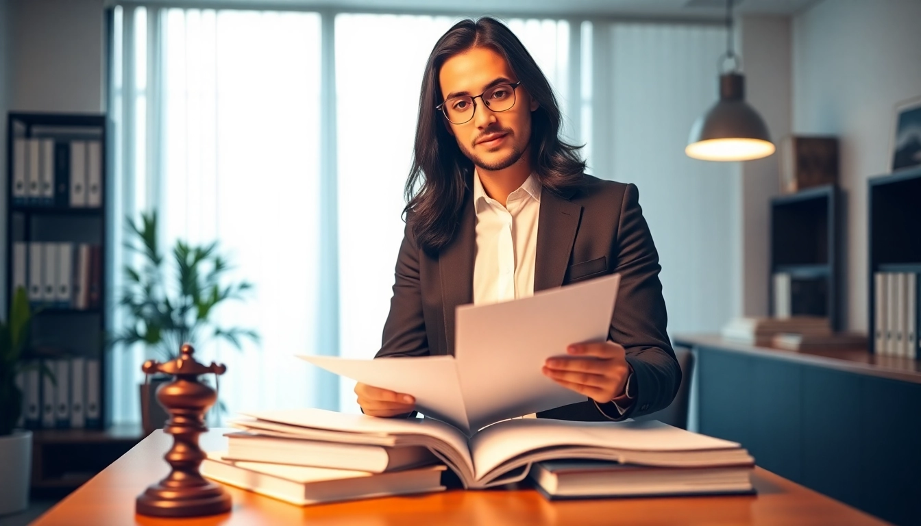 Experienced 마약변호사 advising clients with confidence in a professional legal setting.