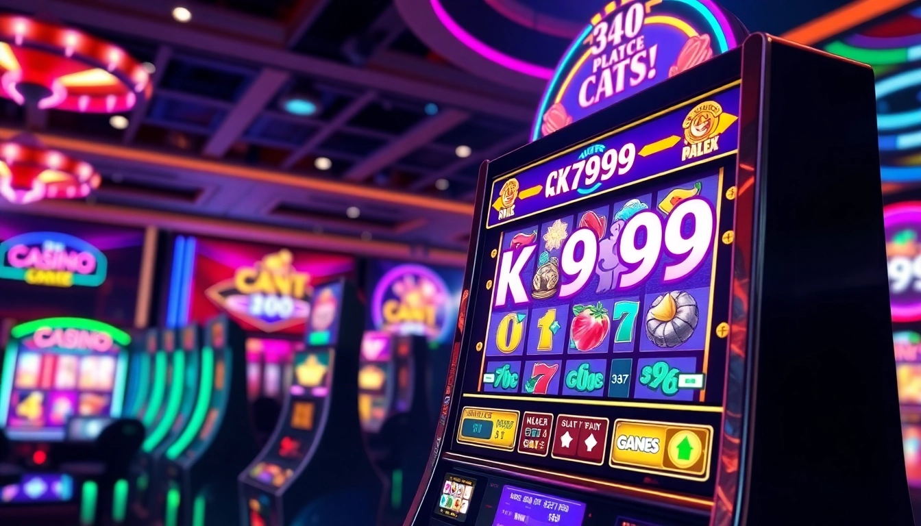 Engaging CK999 game interface showcasing exciting casino slot graphics and vibrant colors for online players.