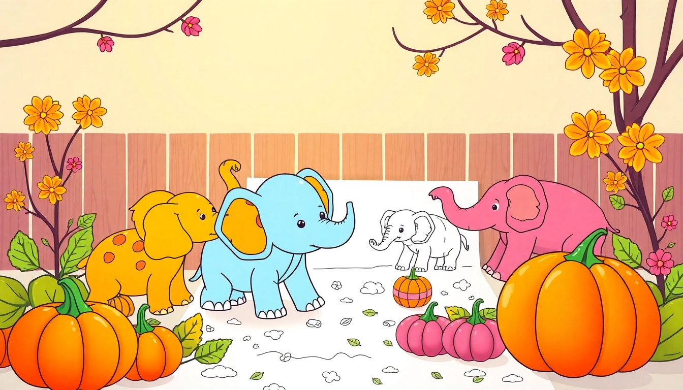 Visit https://mycolor.school/ for engaging printable coloring pages featuring elephants, pumpkins, and more for kids' creative learning.
