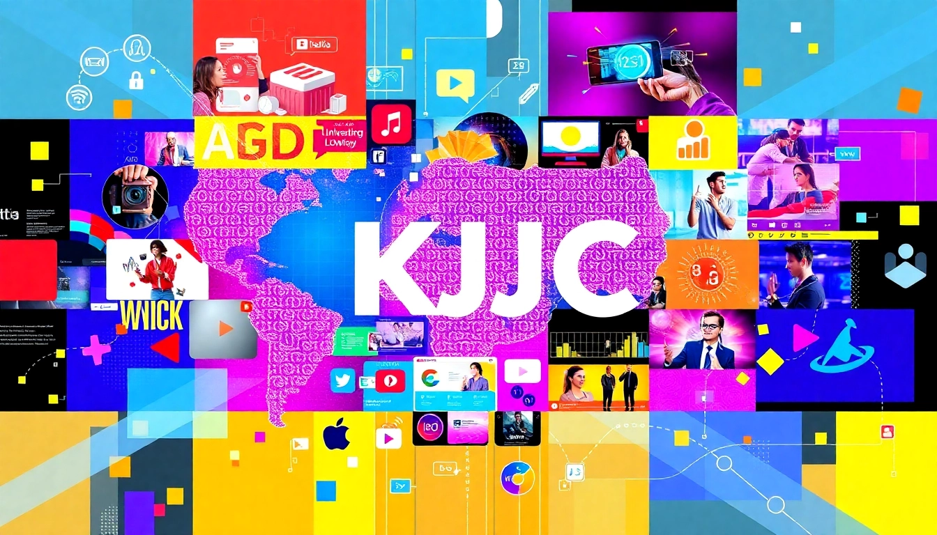 KJC digital media hub connecting global platforms with advanced technology and community focus