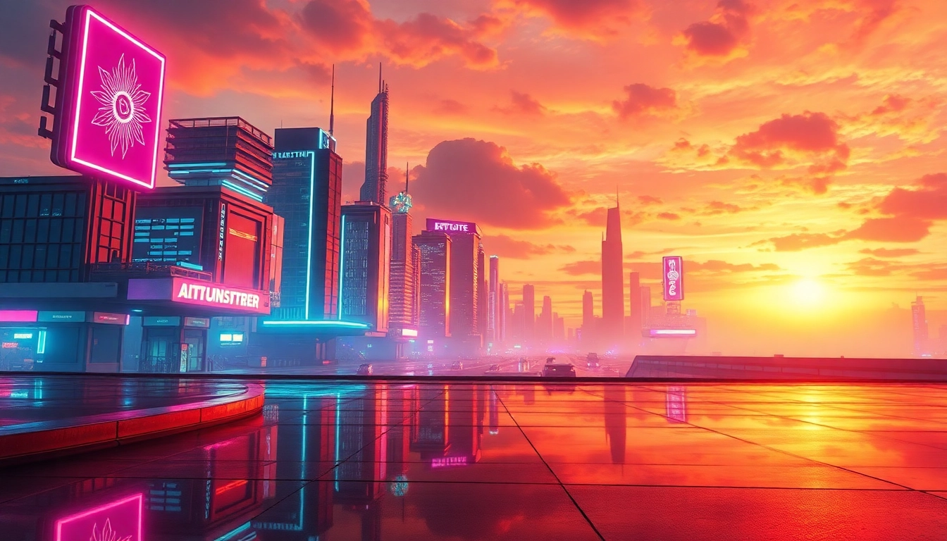 Showcase a hyper-realistic scene created with an ai image generator no restrictions, featuring a lit-up futuristic city skyline with neon reflections and cinematic lighting for immersive visuals.