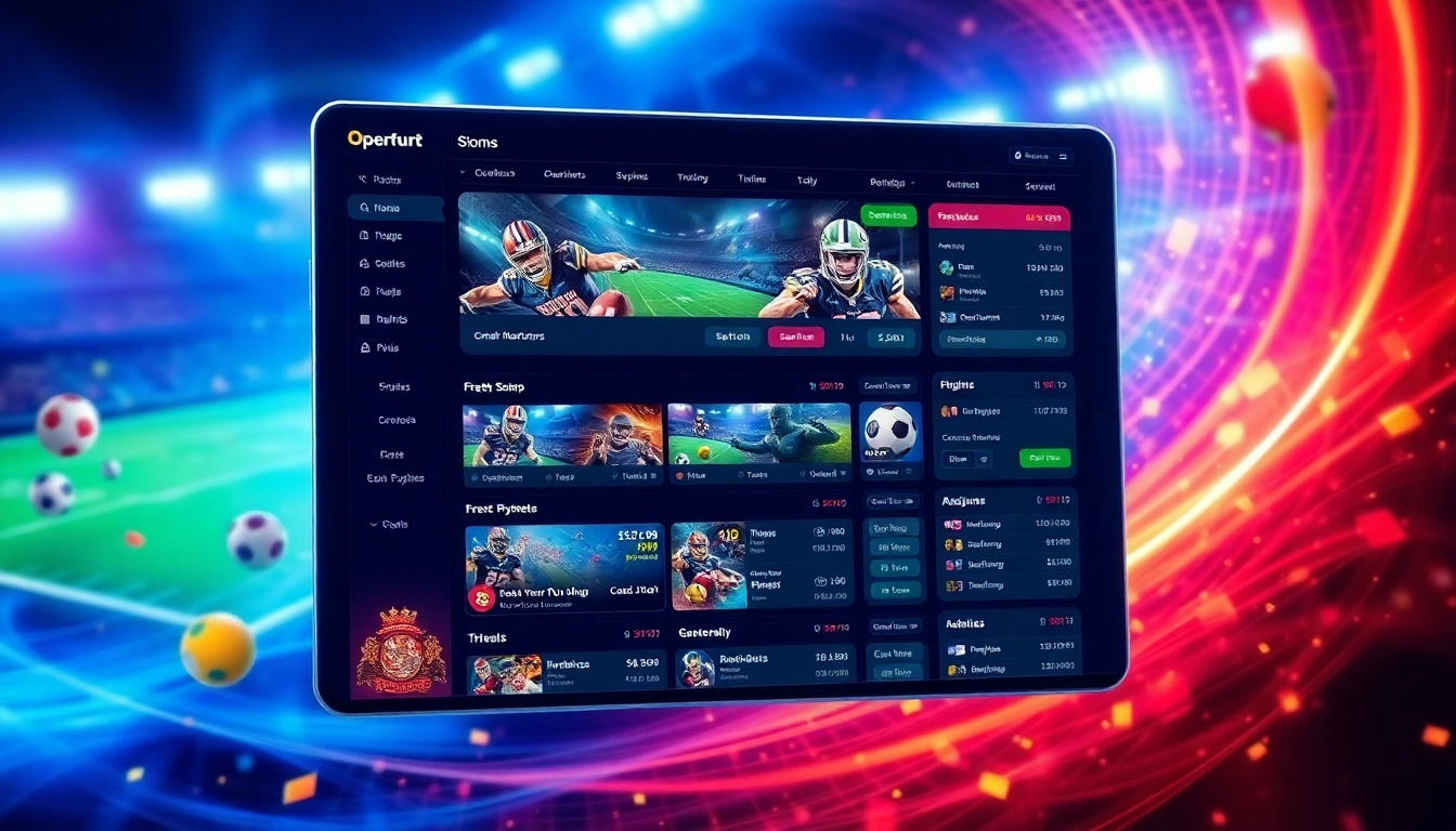 Fairplay24 online betting platform showcasing user-friendly interface, sports icons, and secure