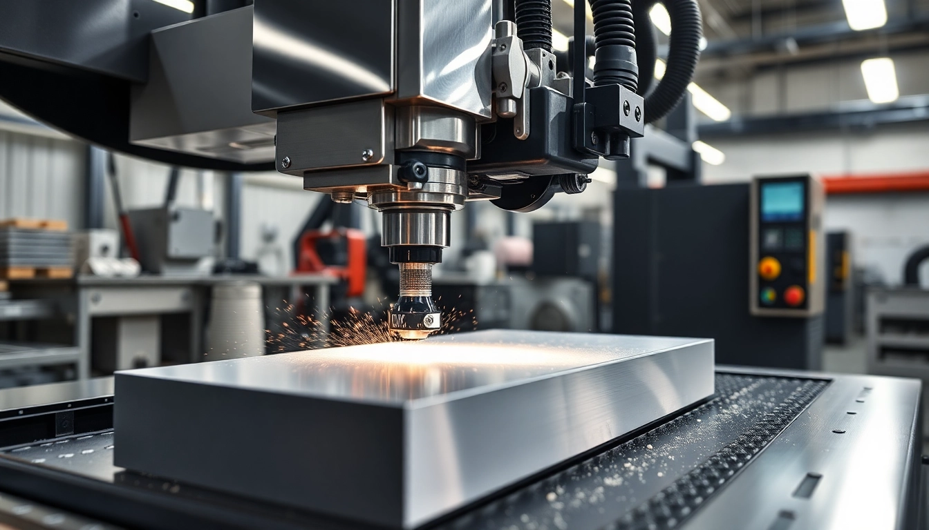 High-quality obudowy aluminiowe being crafted on CNC machine in a professional industrial