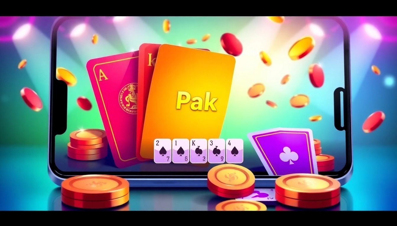 High-quality Pakrummy app gameplay with players enjoying real cash games on mobile devices in a